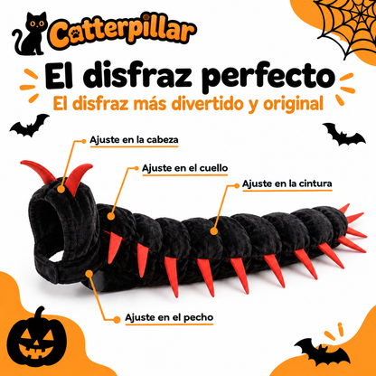 Catterpillar™Disfraz de ciempiés para gato